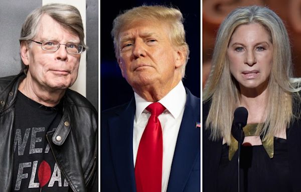 ‘34 is now my favorite number’: Stephen King and Barbra Streisand lead celebrity reactions to Trump guilty verdict