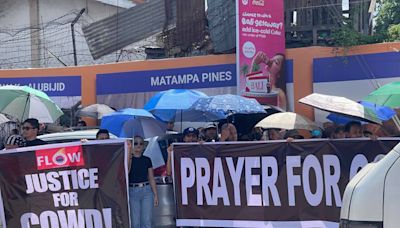 Cagayan de Oro water firm workers picket for peace amid bosses' squabble