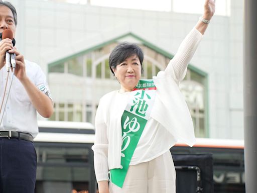 小池百合子擊敗55位候選人再度連任東京都知事 台裔蓮舫高呼聲但慘敗