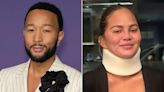 John Legend Says Chrissy Teigen Wound Up in Neck Brace Trying to Be an 'Acrobat' Like Daughter Luna