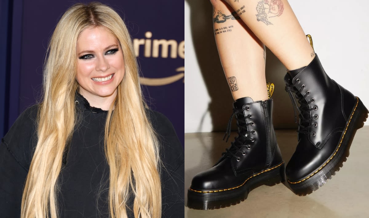 Avril Lavigne Dons Classic Dr. Marten Boots at 2024 Academy of Country Music Awards