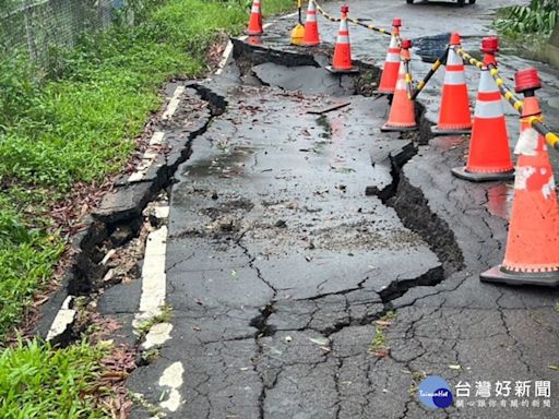 太平區北田路一帶發現道路坍塌 何欣純籲用路人行經留意 | 蕃新聞