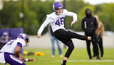 Vikings rookie kicker Will Reichard put on a show on Saturday