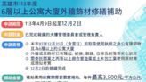 高雄6層以上公寓大廈外牆修繕補助 12/2前截止受理 最高補助15萬元 - 理財周刊