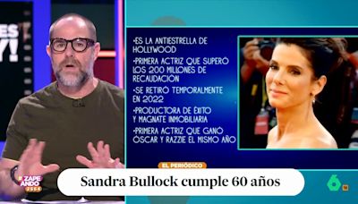 Alberto Rey habla del "dudoso honor" de Sandra Bullock: "Ganó el Oscar y el Razzie el mismo año"