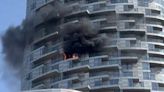 No injuries reported in fire at 45-storey tower block in Blackwall, east London