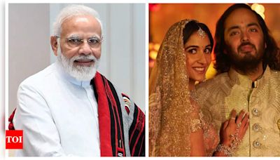 PM Narendra Modi to attend Anant Ambani and Radhika Merchant's wedding; Gandhi family to give it a miss - Report | - Times of India