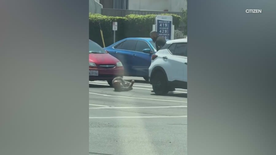 Apparent road rage assault caught on video in O.C.