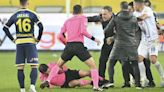 Turkish soccer club president quits after punching referee