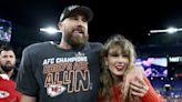 Travis Kelce, Taylor Swift sign football jersey donated to Guelph children's charity for auction