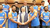 PM Modi shares hearty laughter with Rohit, Kohli, Dravid, poses for photos with India's T20 World Cup champions