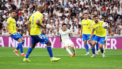 ¡El alirón es cuestión de tiempo! Resumen en vídeo del Real Madrid 3-0 Cádiz , LaLiga 2023-24: goles y polémicas del partido | Goal.com Colombia