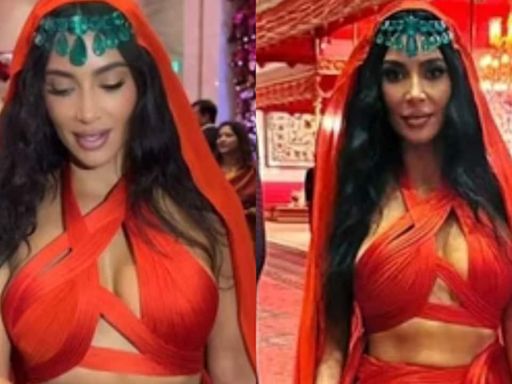 Kim Kardashian embodies Jasmine from Aladdin at Anant, Radhika’s day 2 of wedding celebrations