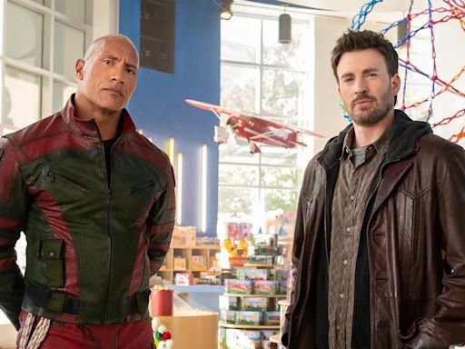 Prepare for "action, some violence, and language" in Dwayne Johnson and Chris Evans' new Christmas action movie Red One according to age rating