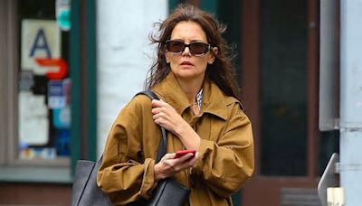 Katie Holmes looks effortlessly stylish as she makes final preparations for her daughter Suri's 18th birthday - while her estranged father Tom Cruise is nowhere to be seen