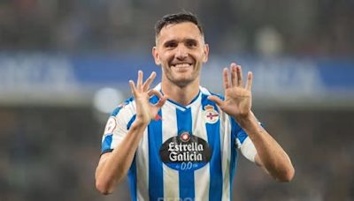 Los números de Lucas Pérez son de risa en Primera RFEF: juego de niños