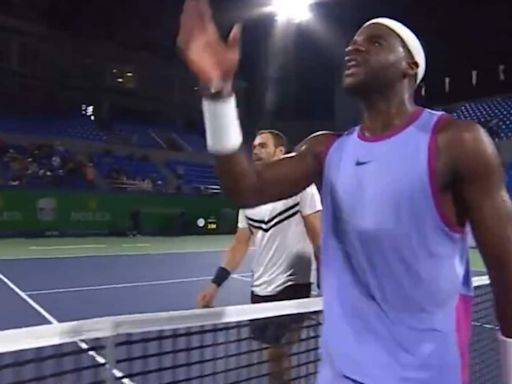 Frances Tiafoe abuses umpire with repeated F-bombs after loss, drops X-rated rant on court in shocking meltdown