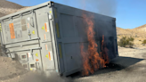 Lithium Battery Fire Traps Drivers in Sweltering Heat on California Highway