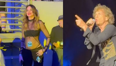 Luciana Gimenez assiste show dos Rolling Stones em Nova York após encontro com Mick Jagger