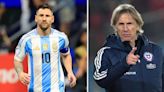 Lionel Messi señaló a Ricardo Gareca como el principal responsable del crecimiento de Chile tras su gran trabajo con Perú