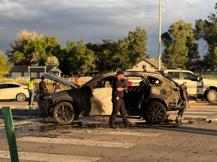 Motorcycle rider killed in fiery crash on US 287 in Boulder County