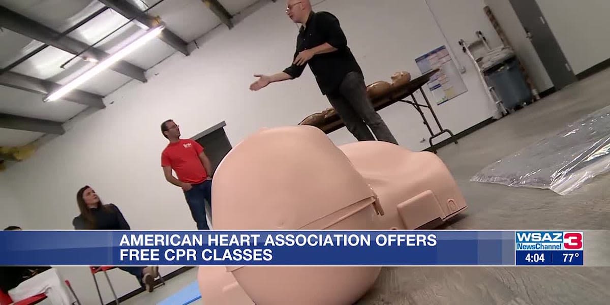 American Heart Association offers free CPR classes to encourage education of lifesaving skill