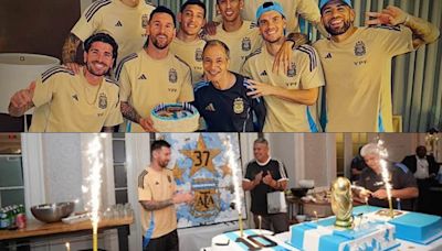 Lionel Messi festejó su cumpleaños con la Selección Argentina