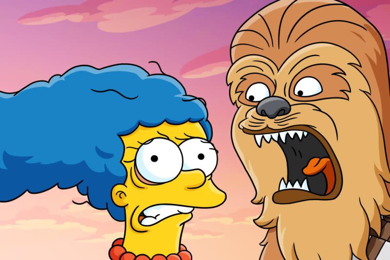 Marge SImpson meets wookie for Mother's Day in 'May the 12th Be With You'