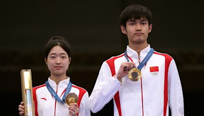 China's Sheng Lihao and Huang Yuting clinch first Olympic Gold at Paris 2024