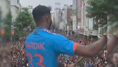 Hardik Pandya Receives Hero's Welcome In Hometown After T20 World Cup Win. Watch | Cricket News