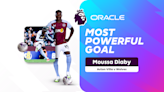 Diaby wins Oracle Most Powerful Goal award