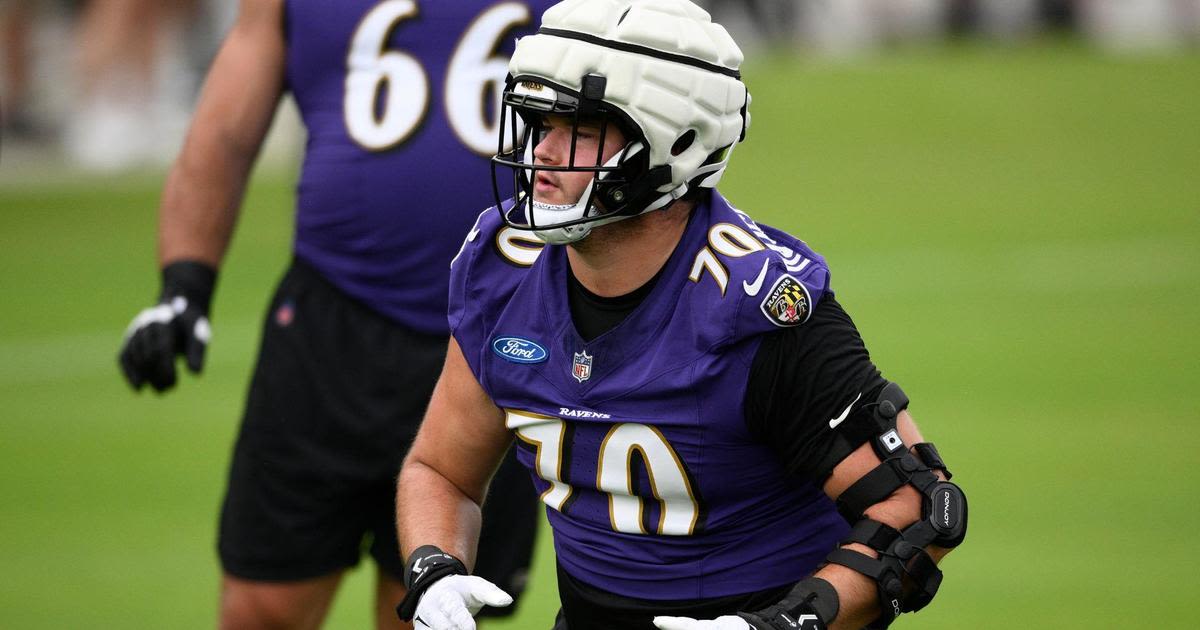 Baltimore Ravens open preseason with plenty of competition, including offensive line