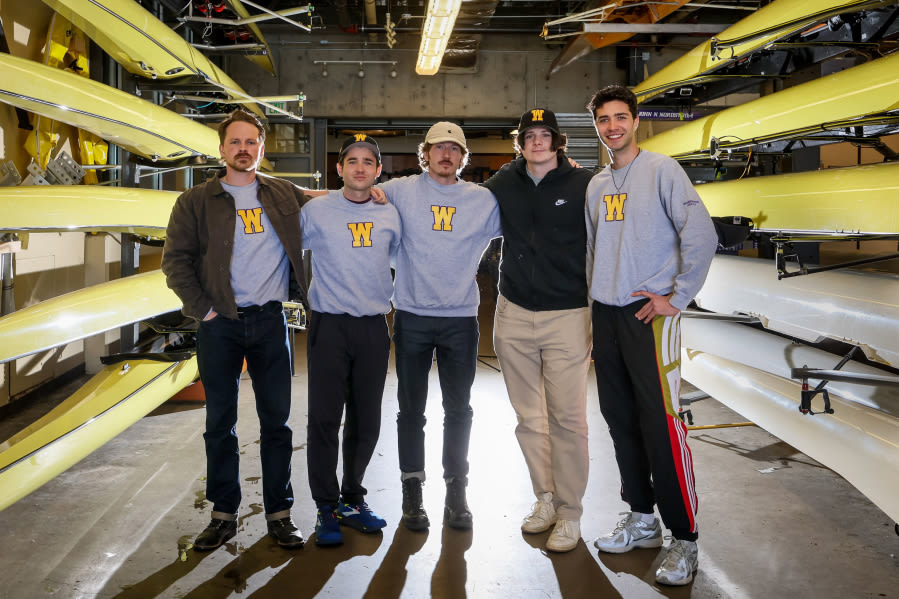 ‘Boys in the Boat’ actors visit Seattle where the rowers they portrayed trained
