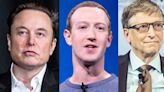 El pasado de Elon Musk, Bill Gates y Mark Zuckerberg antes de ser multimillonarios