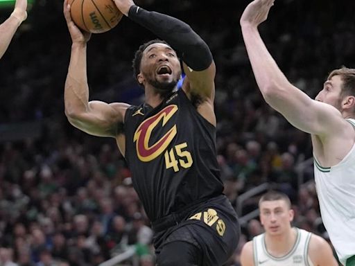 Cavaliers star guard Donovan Mitchell to miss Game 4 against the Celtics with a strained left calf