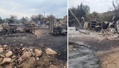 Family says they lost home, all belongings in Rose Fire near Wickenburg