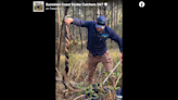 Man used one bare hand to grab 2 large venomous snakes at once, Australia video shows