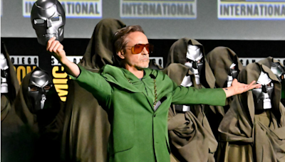 Marvel Fans React to Robert Downey Jr's Shocking Return as Doctor Doom | SDCC 2024