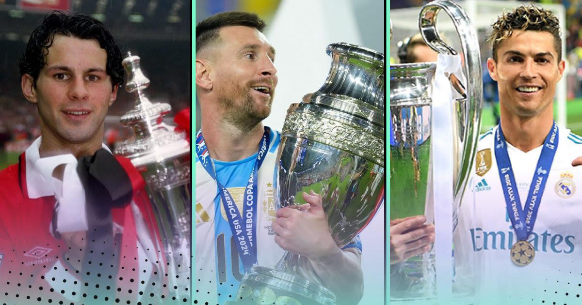 The 10 most successful footballers in history by trophies won: Messi, Ronaldo…