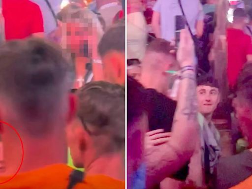 Jay Slater seen 'staggering back to his feet' by Tenerife clubbers in new vid