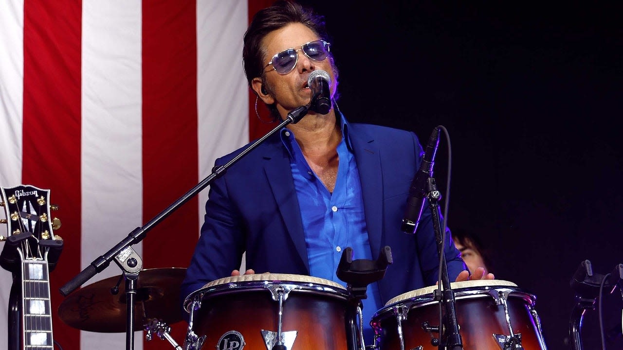 John Stamos' Son Billy Plays Drums on 'Good Vibrations' at Beach Boys Concert