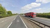 A14 shuts between Ellington and Catworth for six hours overnight after crash between lorry and car