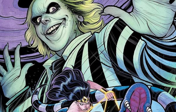 BEETLEJUICE Meets Michael Keaton's BATMAN On Awesome New DC Comics Variant Covers