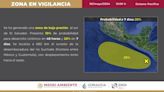 Clima: El SMN vigila nueva zona de baja presión en el Pacífico