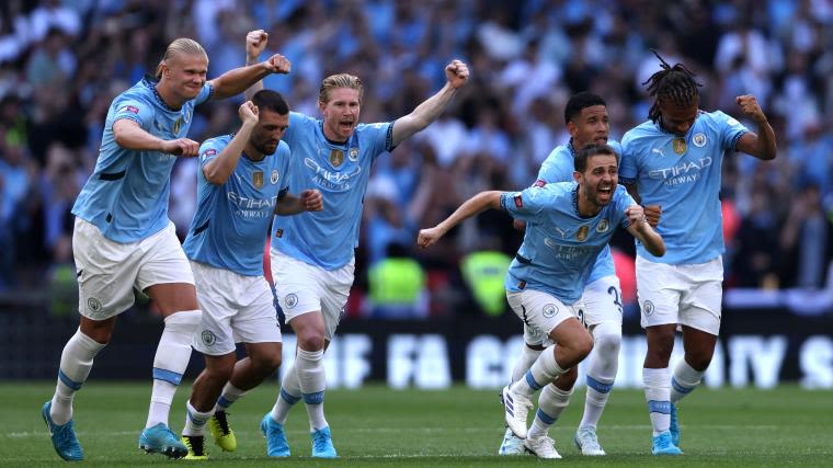 Man City vs. Man Utd final score: Community Shield 2024 updates, result as Pep Guardiola's men win on penalties | Sporting News Canada