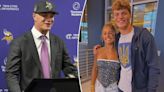 J.J. McCarthy and fiancée Katya Kuropas are ‘home’ with the Vikings after QB-heavy NFL Draft