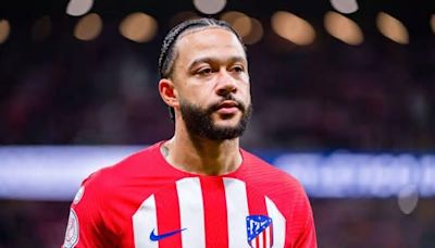 El Atlético de Madrid confirma la lesión de Memphis Depay y el tiempo de baja