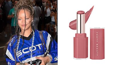 Rihanna Just Low-Key Revealed the New Fenty Beauty Product She Wears for the Perfect Glossy Pink Lip