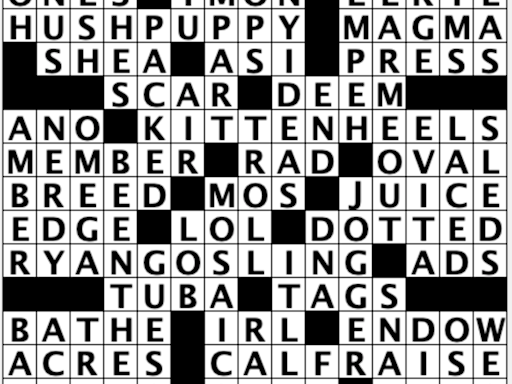 Off the Grid: Sally breaks down USA TODAY's daily crossword puzzle, All Kid-ding Aside