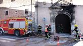 Detenida una persona por incendiar la puerta de la iglesia de las monjillas de la Puerta de Valencia de Cuenca